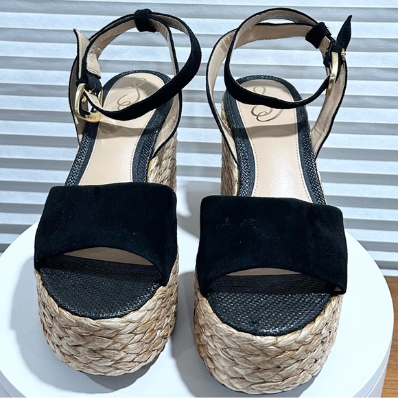 🌸SAM EDELMAN 🌸 April Platform Wedge Espadrille Sandal Size: 10 - Picture 7 of 12